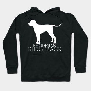 Rhodesian Ridgeback South Africa Flag White Hoodie